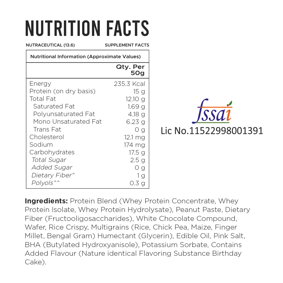 Birthday Cake (15g Protein)
