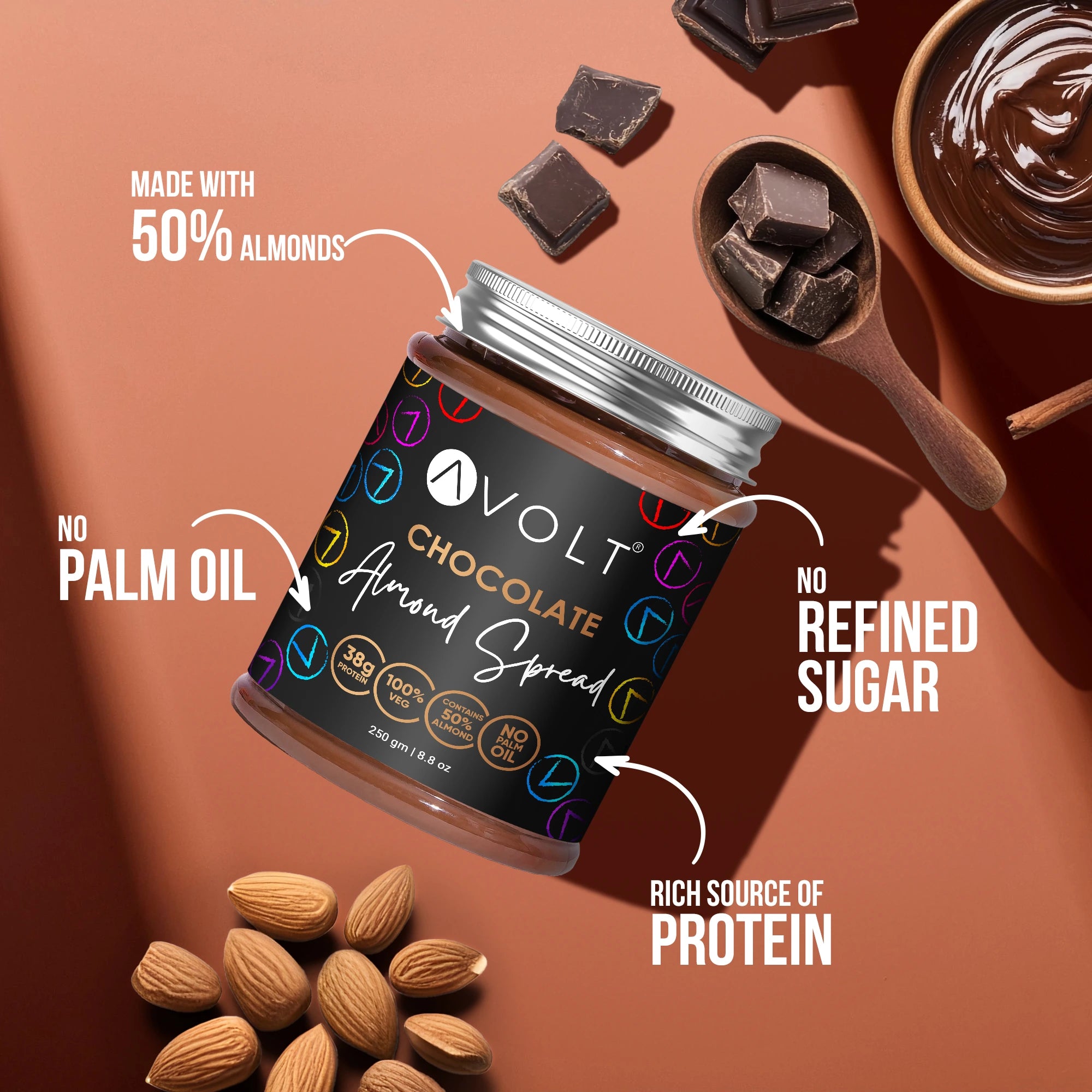 Chocolate Almond Spread (250g)