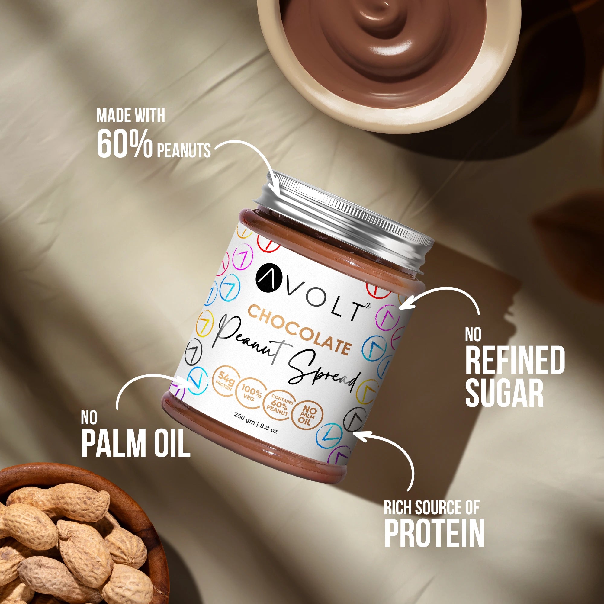 Chocolate Peanut Spread (250g)