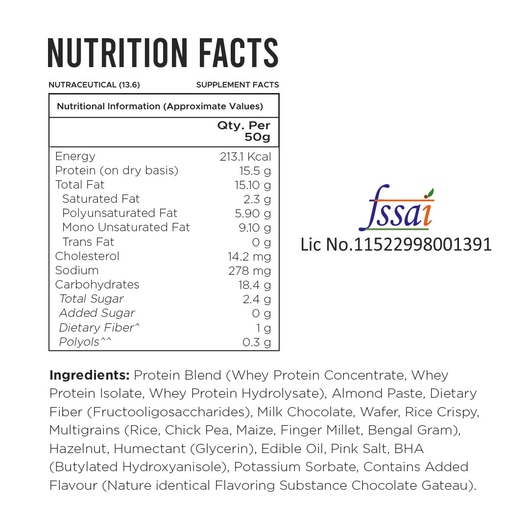 Avolt Chocolate Gateau (15.5g Protein, Pack of 6)