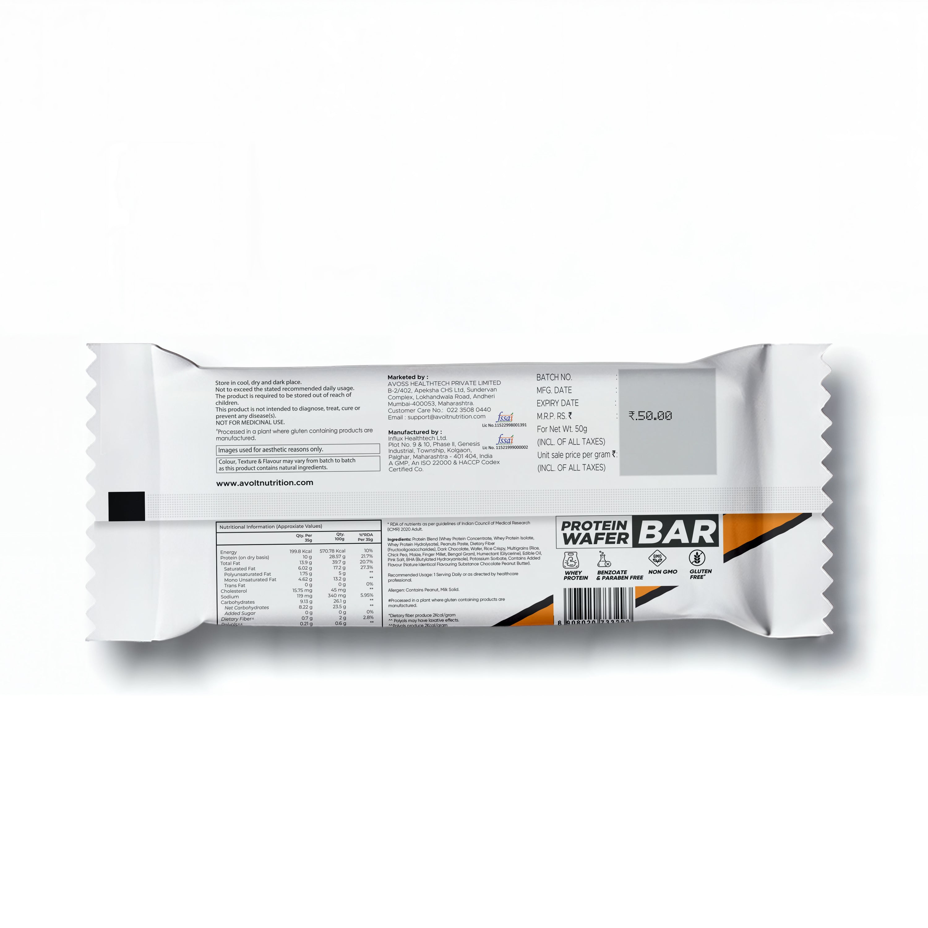 Slims Chocolate Peanut Butter (10g Protein)