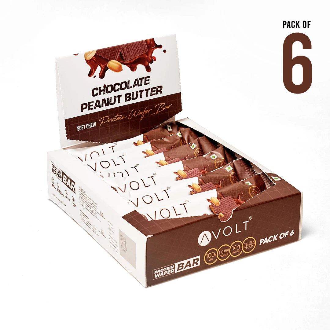 Avolt Chocolate Peanut Butter (14g Protein, Pack of 6)